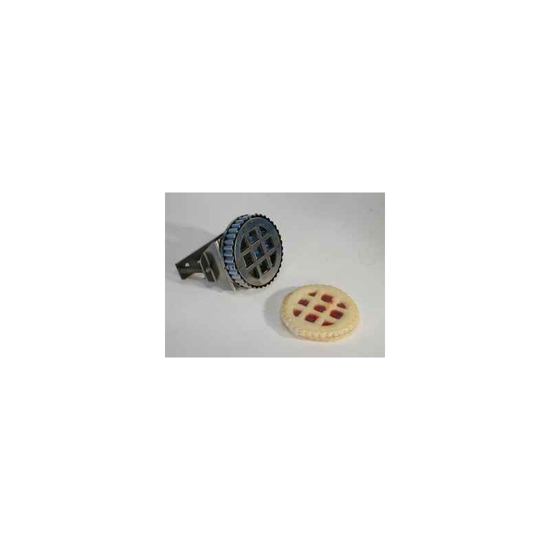 Stampo per crostatine in acciaio inox. Realizzato completamente a mano