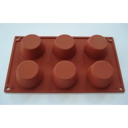 Stampi In Silicone A Semicerchio A 6 Cavà Stampo A Cupola Rotonda Semisfera, Teglia Per Teacake Per La Decorazione Di Torte, Vassoio Per Cubetti Di Ghiaccio Al Cioccolato